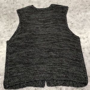 NWT GAP Grey Sweater Vest Women’s Large